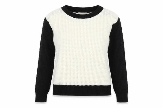 Womens UK Size S Full Circle Black Pullover Jumper