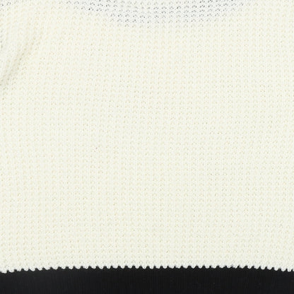 Womens UK Size S Full Circle Black Pullover Jumper