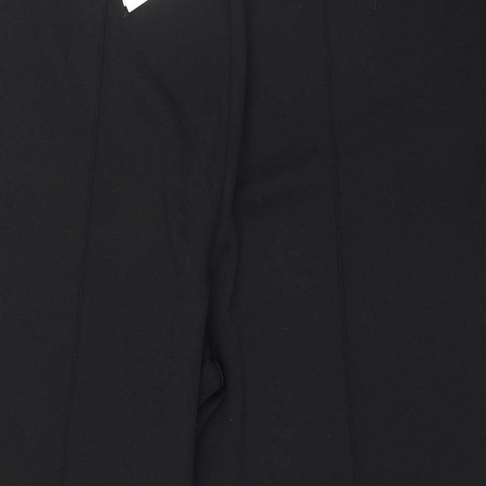 Classics Womens Black  Polyester Trousers  Size 28 L29 in Regular