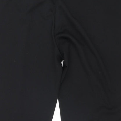 Classics Womens Black  Polyester Trousers  Size 28 L29 in Regular