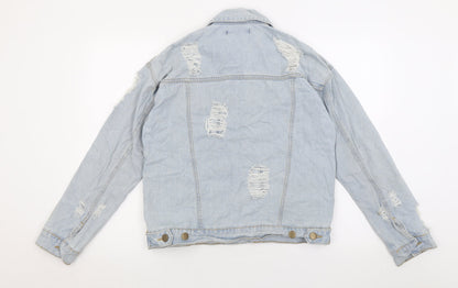 Womens UK Size S FOREVER 21 Blue Jacket