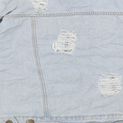 Womens UK Size S FOREVER 21 Blue Jacket