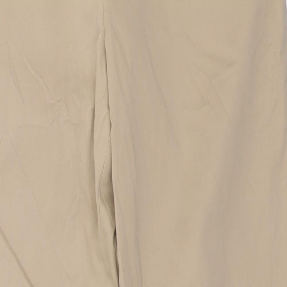 Womens UK Size 26 in Uniqlo Regular Fit Jegging Beige Trousers