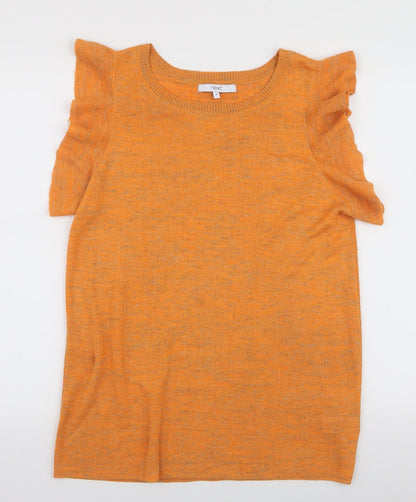 Womens UK Size 16 NEXT Yellow Basic Blouse