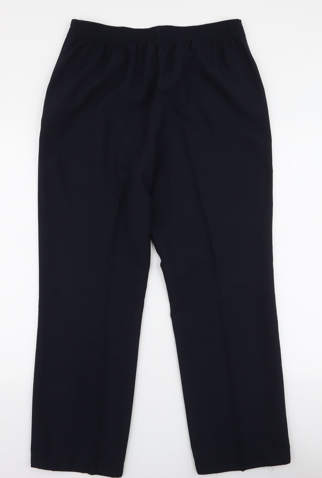 BHS Womens Blue  Polyester Trousers  Size 12 L28 in Regular