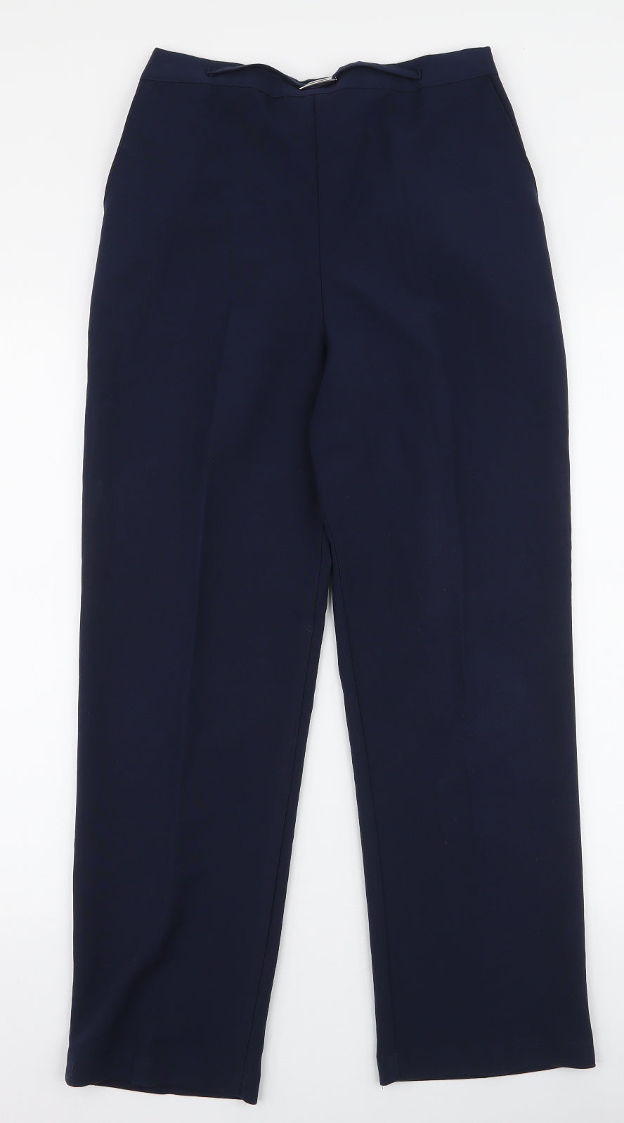Womens UK Size 14 Preworn Slim Fit  Blue Trousers