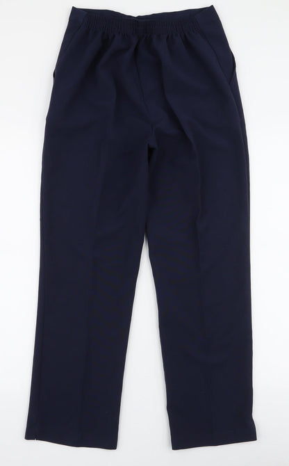 Womens UK Size 14 Preworn Slim Fit  Blue Trousers