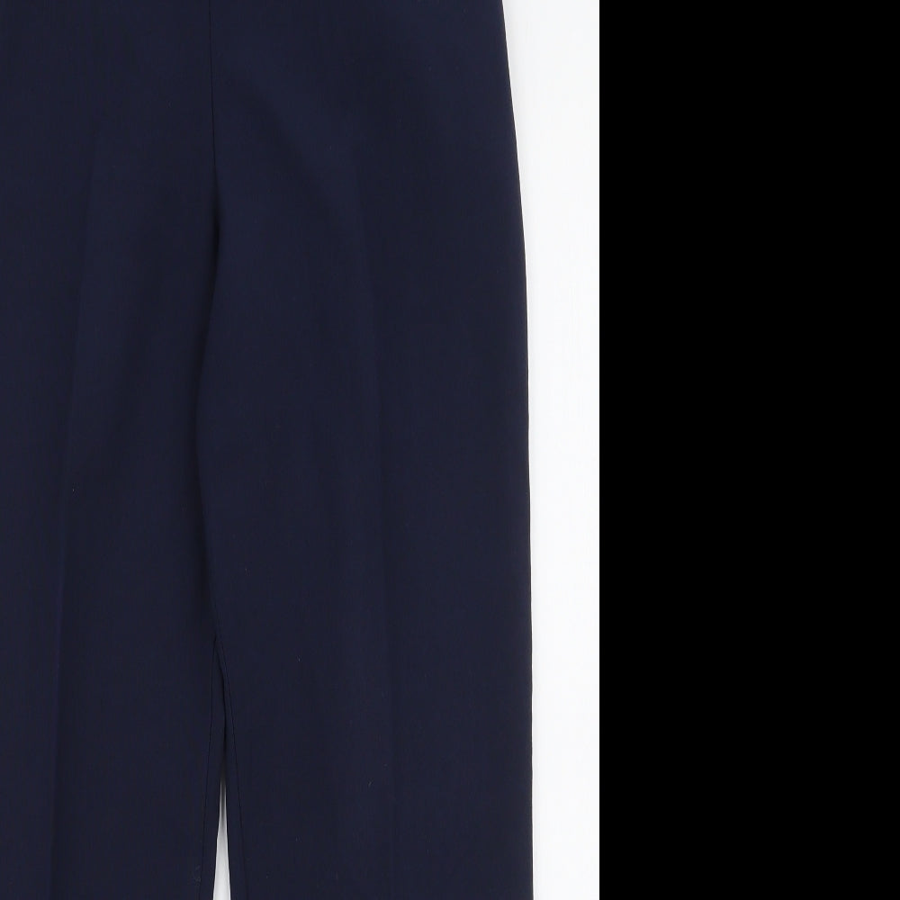 Womens UK Size 14 Preworn Slim Fit  Blue Trousers
