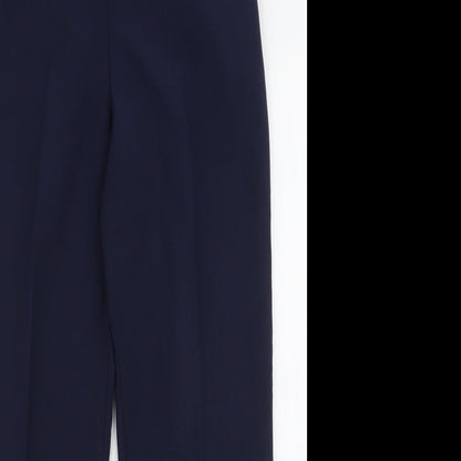Womens UK Size 14 Preworn Slim Fit  Blue Trousers