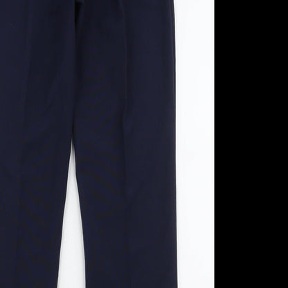 Womens UK Size 14 Preworn Slim Fit  Blue Trousers