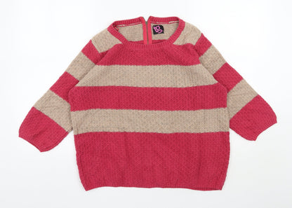 Womens UK Size 12 TG Pink Pullover Jumper