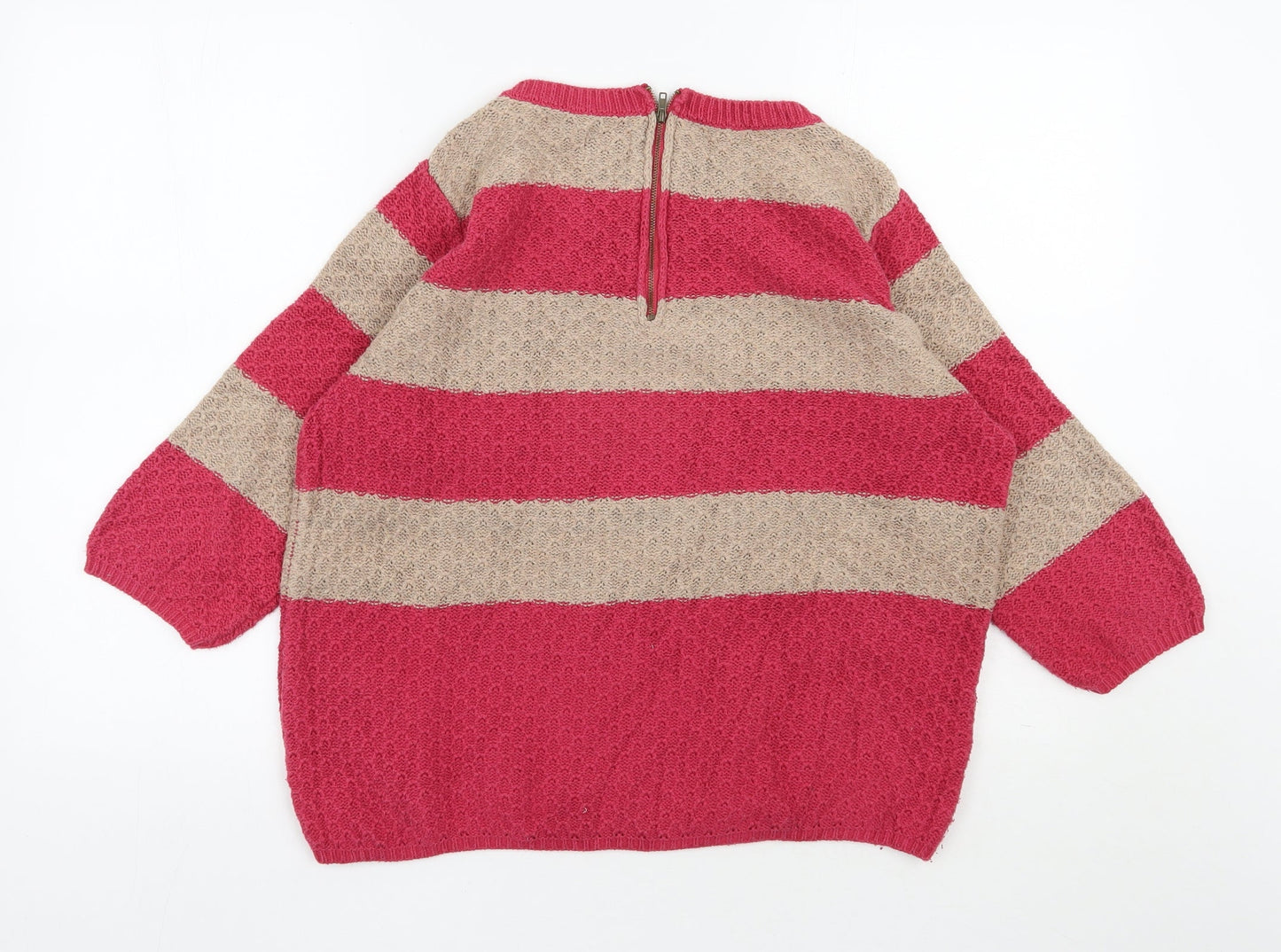 Womens UK Size 12 TG Pink Pullover Jumper