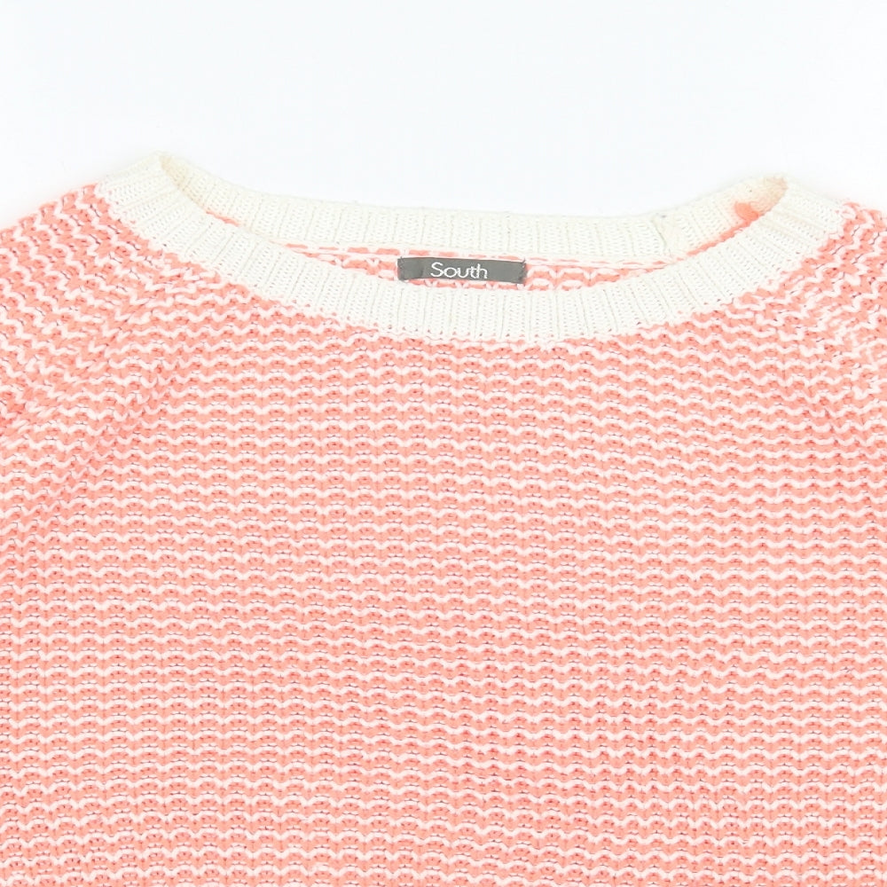 Womens UK Size 14 South Orange Pullover Jumper