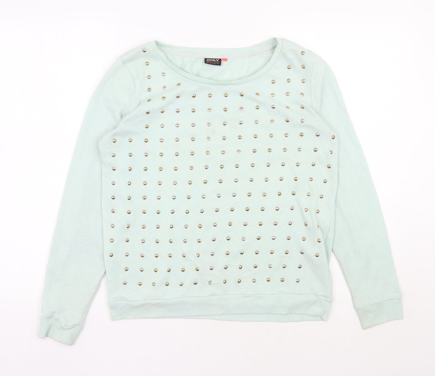 Only Womens Green  Polyester Pullover Sweatshirt Size L  Pullover