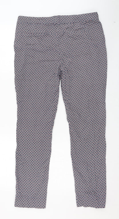 Womens UK Size 14 Dunnes Stores Regular Fit Carrot Blue Trousers
