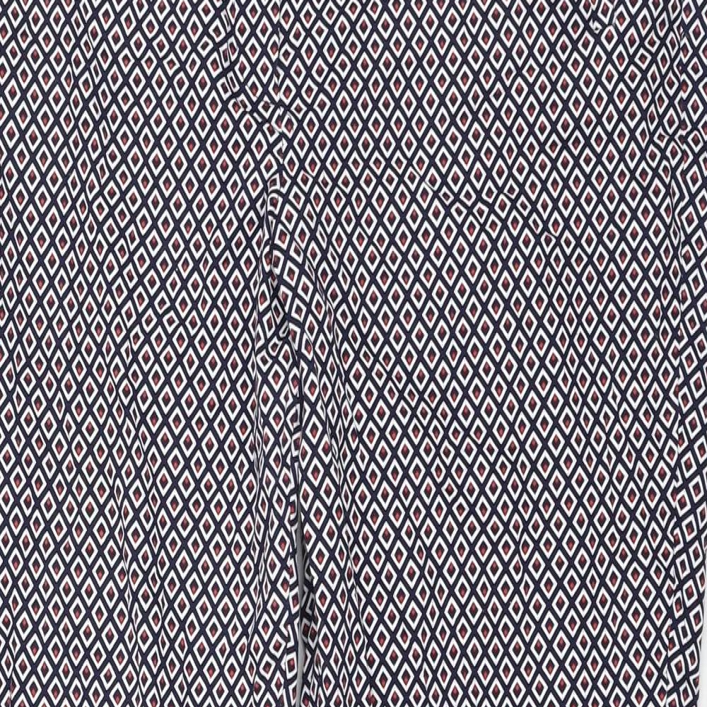 Womens UK Size 14 Dunnes Stores Regular Fit Carrot Blue Trousers