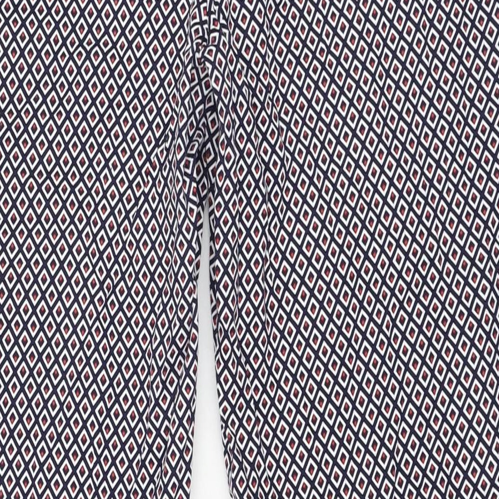 Womens UK Size 14 Dunnes Stores Regular Fit Carrot Blue Trousers
