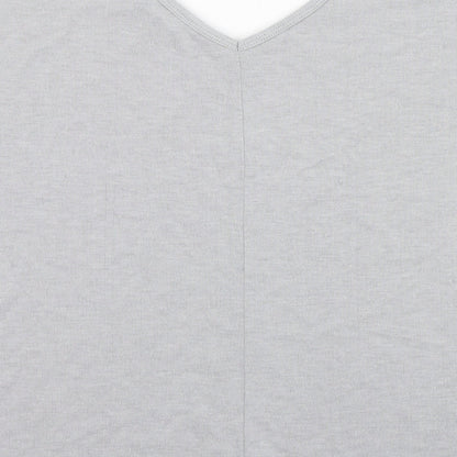 Womens UK Size 12 Atmosphere Grey Tunic T-Shirt