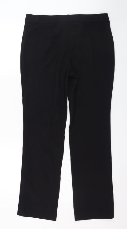 Womens UK Size 12 Marks and Spencer Regular Fit  Black Trousers