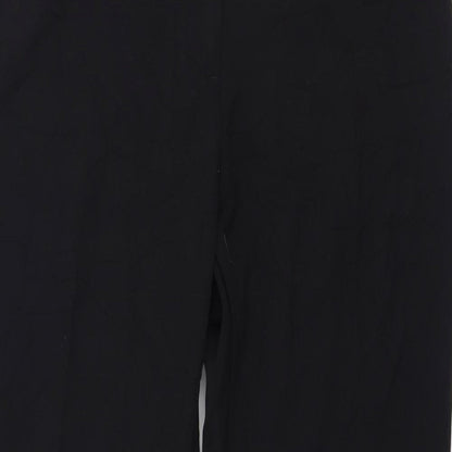 Womens UK Size 12 Marks and Spencer Regular Fit  Black Trousers