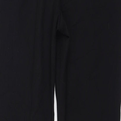 Womens UK Size 12 Marks and Spencer Regular Fit  Black Trousers
