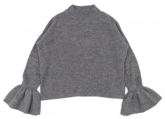 Womens UK Size S Marks and Spencer Grey Pullover Jumper