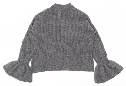 Womens UK Size S Marks and Spencer Grey Pullover Jumper