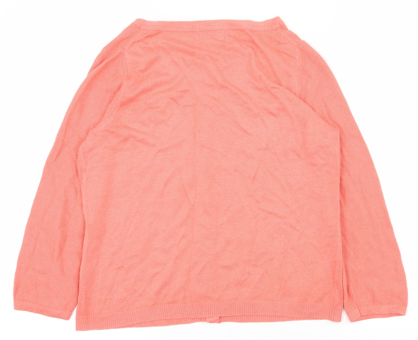 Womens UK Size 12 Monsoon Pink Cardigan Jumper