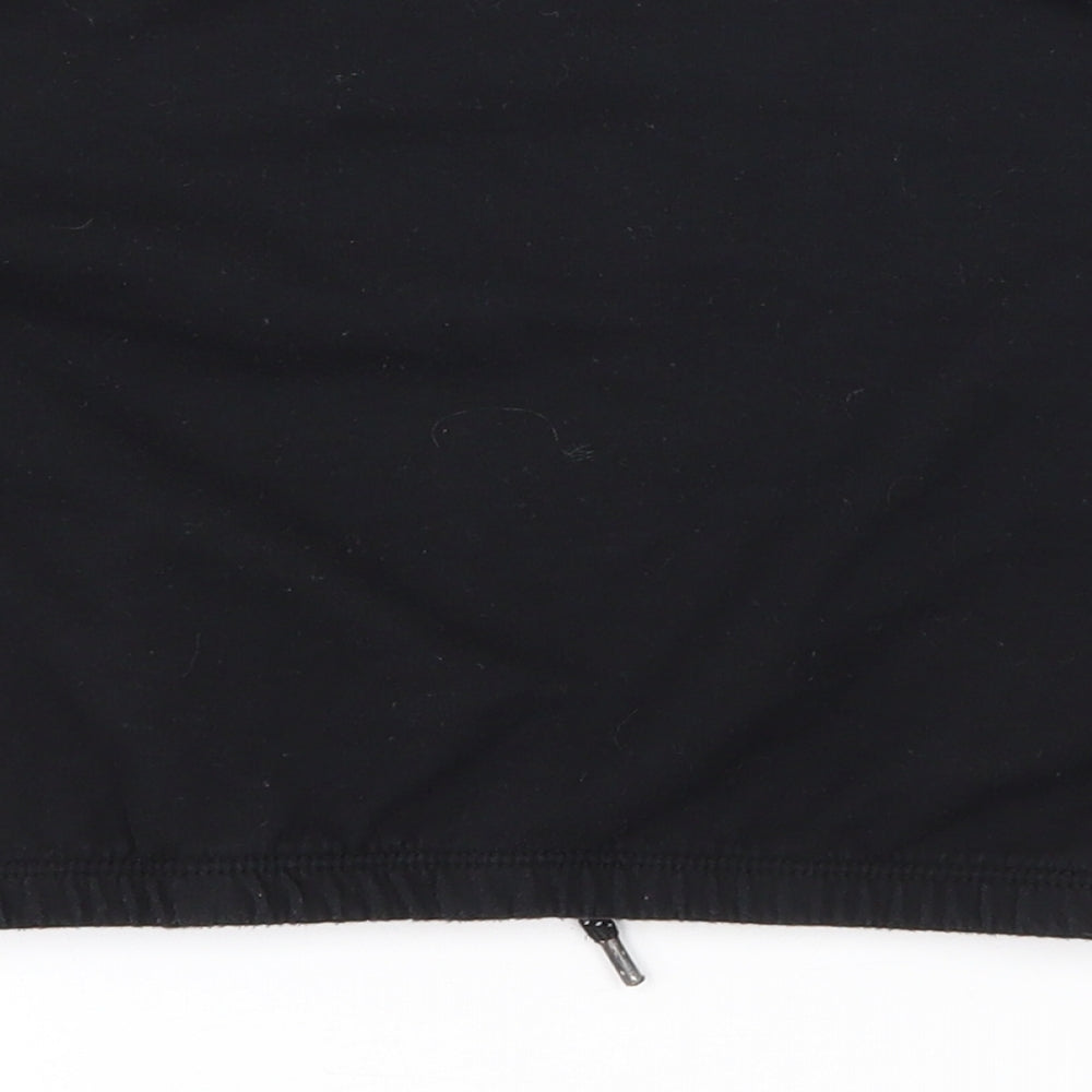 Primark Girls Black  Cotton Pullover Sweatshirt Size 8-9 Years  Pullover - Cropped, drawstring at waist
