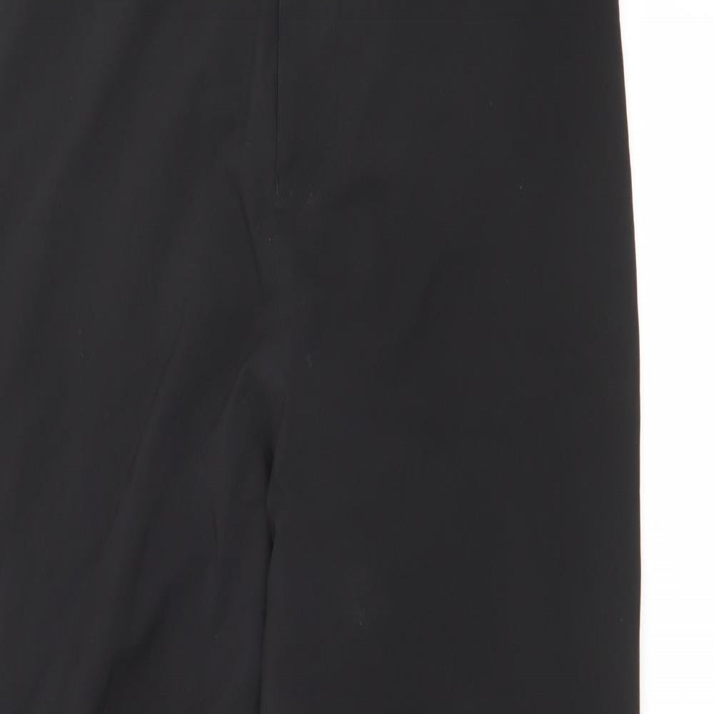 Proquip Mens Black  Polyester Trousers  Size 16 L29 in Regular Snap