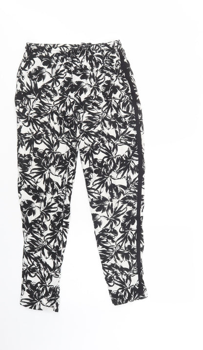 Womens UK Size 8 Dorothy Perkins Regular Fit  Black Trousers