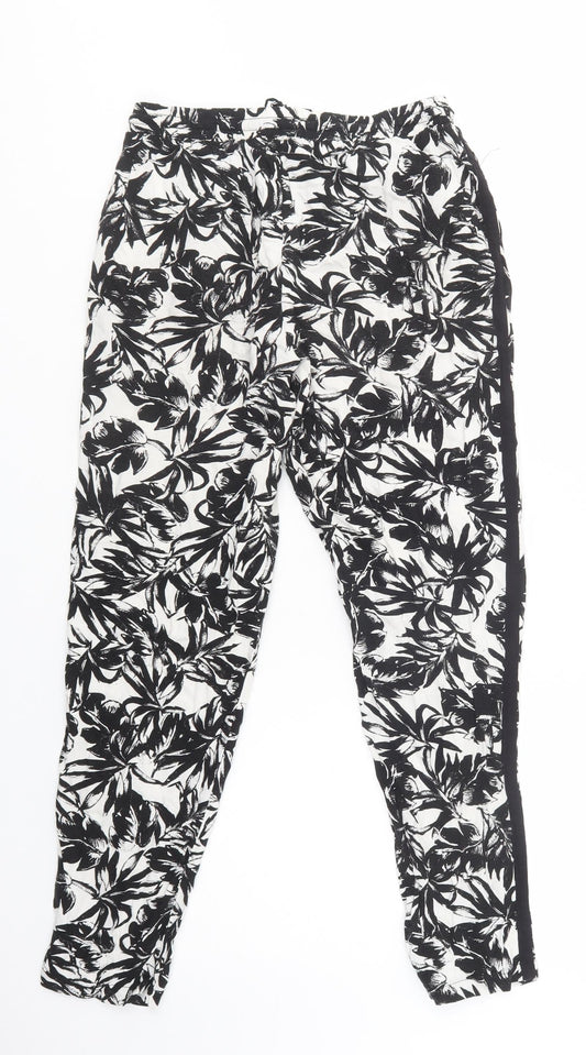 Womens UK Size 8 Dorothy Perkins Regular Fit  Black Trousers
