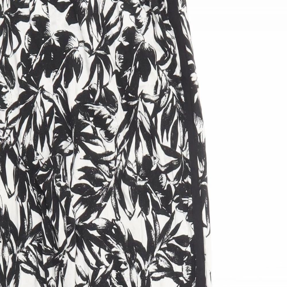 Womens UK Size 8 Dorothy Perkins Regular Fit  Black Trousers