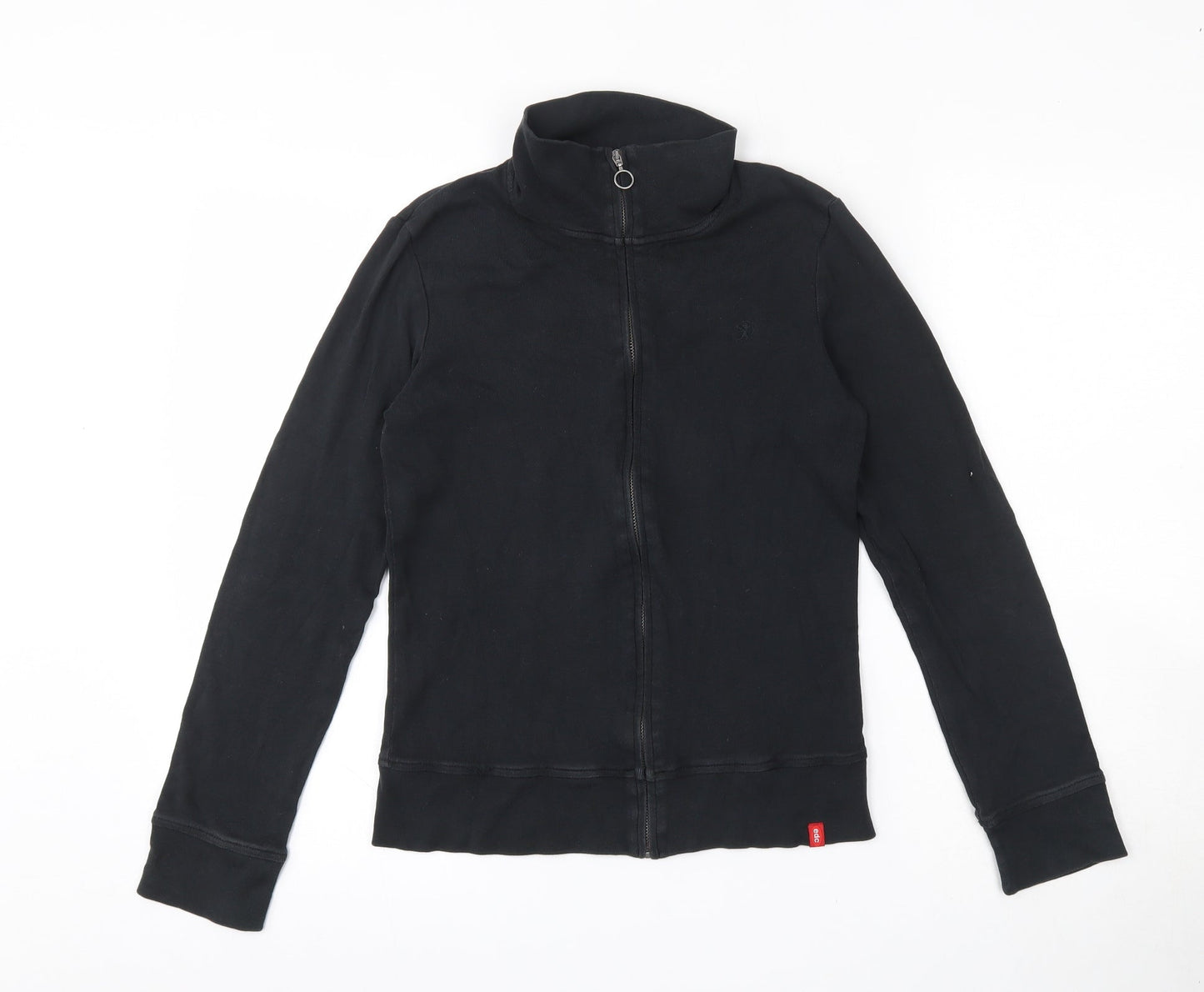 EDC Womens Black  100% Cotton Full Zip Sweatshirt Size L  Zip