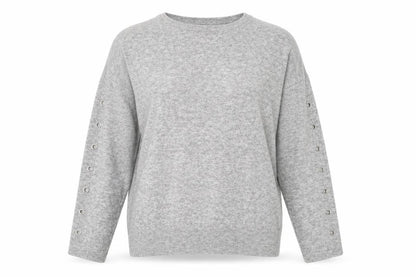 Womens UK Size 8 F&F Grey Pullover Jumper