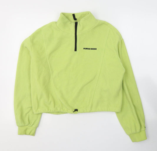 Womens UK Size S Divided by H&M Green Pullover Sweatshirt