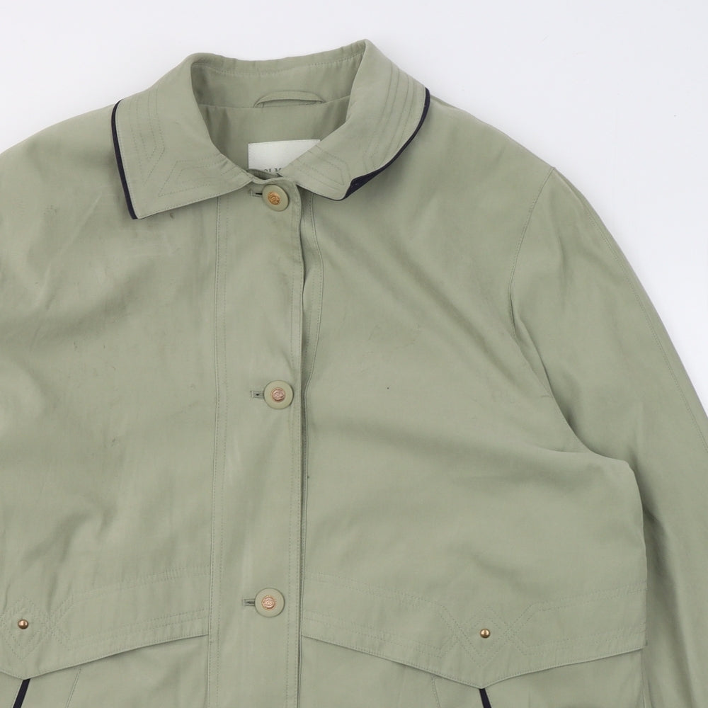 Womens UK Size 14 Holmewood Green Trench Coat