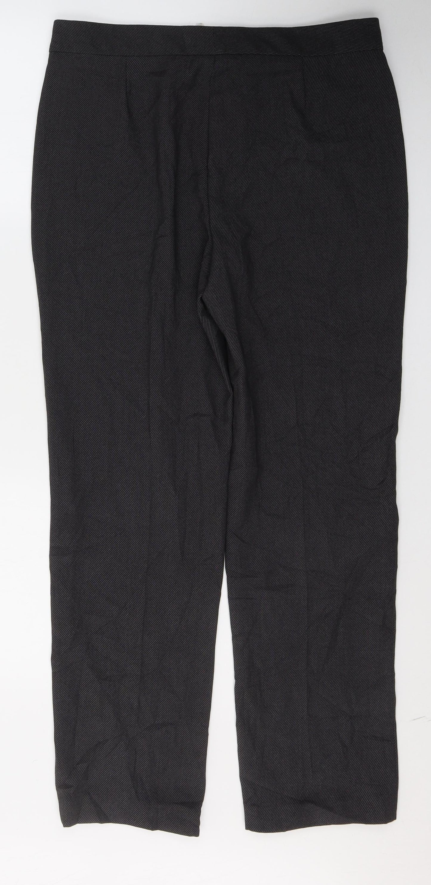 Womens UK Size 12 Marks and Spencer Regular Fit  Grey Trousers