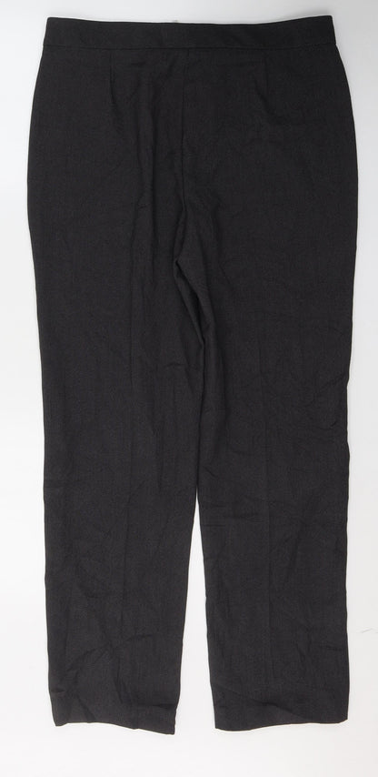 Womens UK Size 12 Marks and Spencer Regular Fit  Grey Trousers