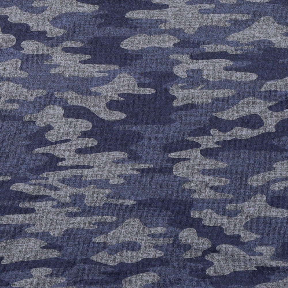 New Look Girls Blue Camouflage Polyester Basic Casual Size 14-15 Years Round Neck Pullover - Brooklyn 1997