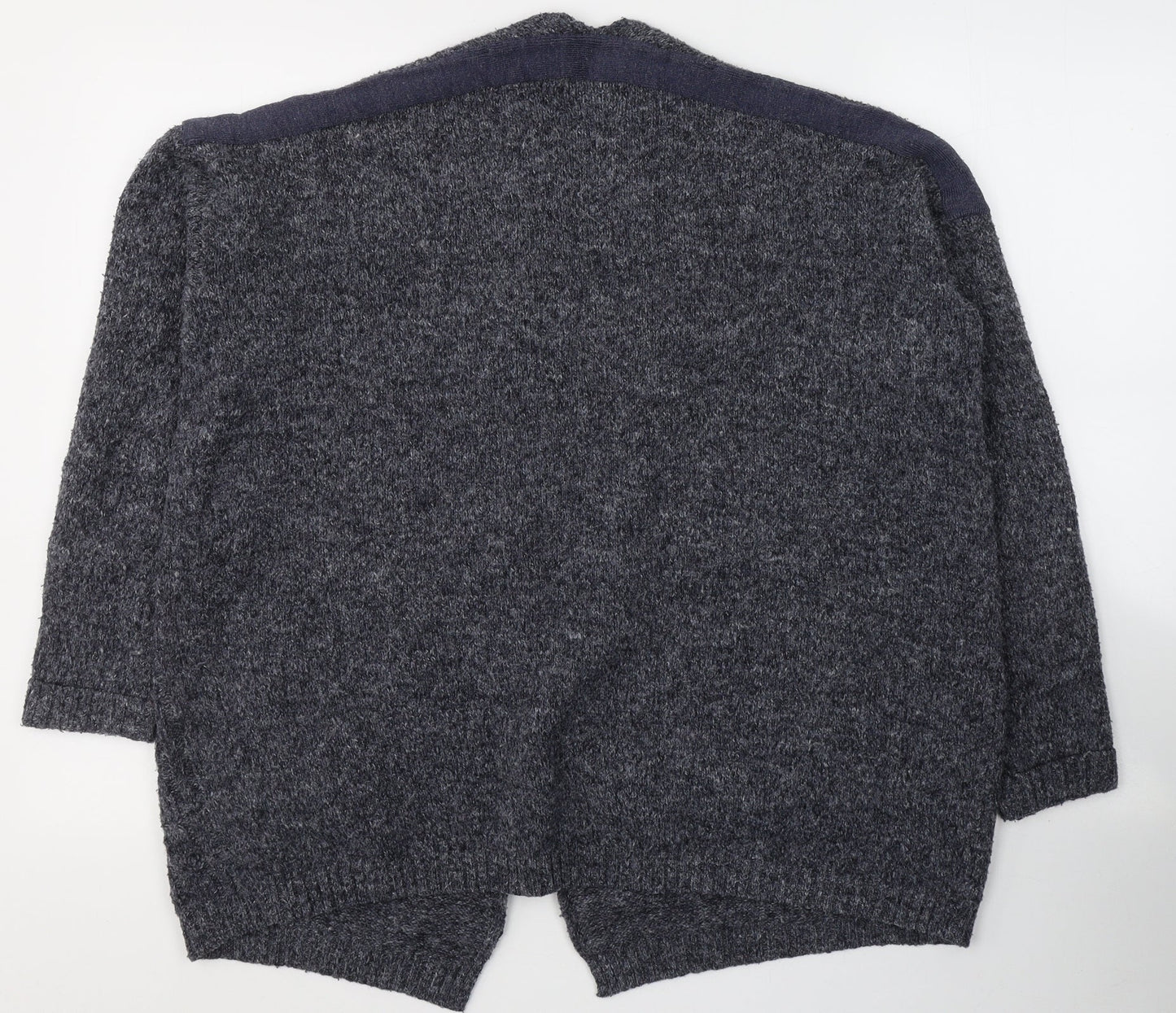 Womens UK Size S Papaya Blue Cardigan Jumper