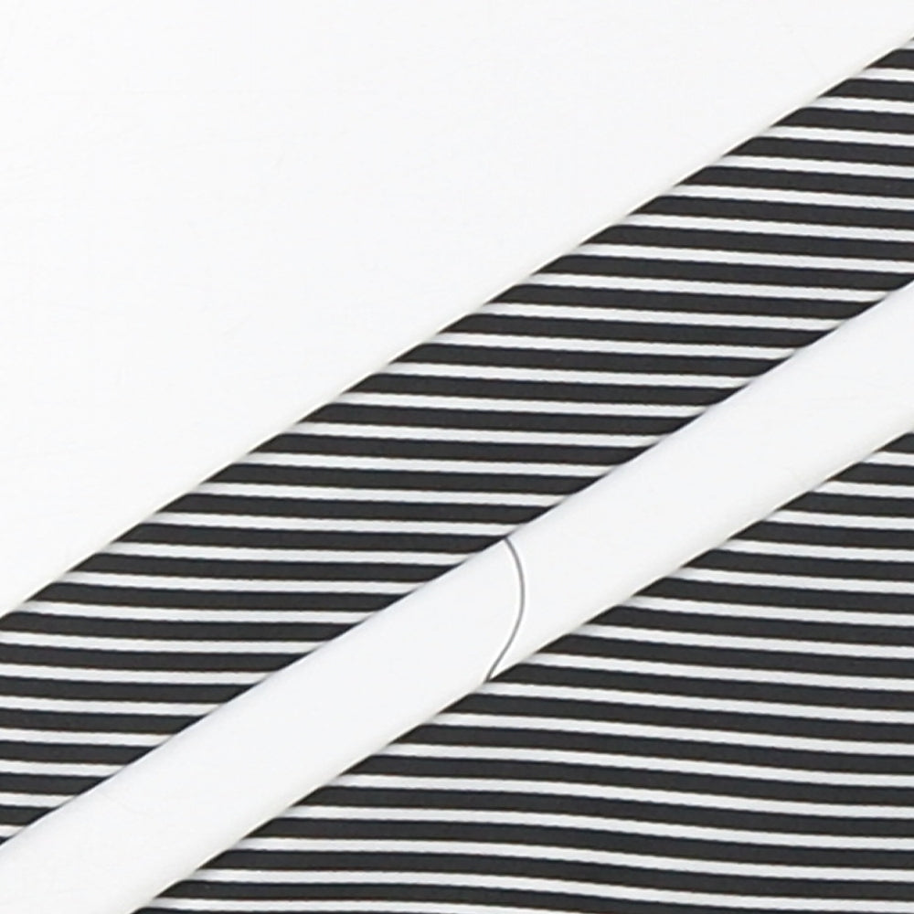 River Island  Mens Multicoloured Striped Polyester Pointed Tie One Size