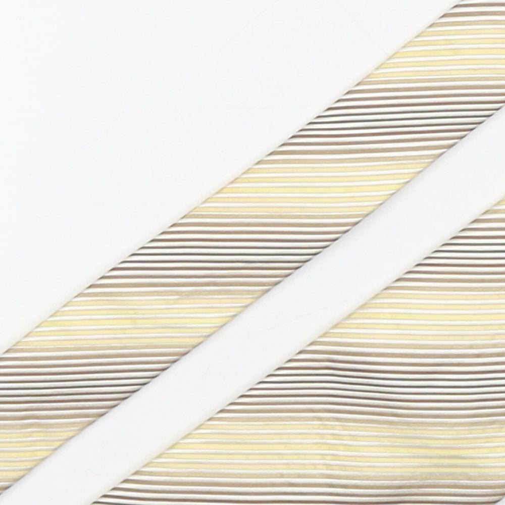 Soprano Mens Multicoloured Striped Silk Pointed Tie One Size
