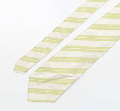 Lorenzo Cana  Mens Multicoloured Striped Silk Pointed Tie One Size
