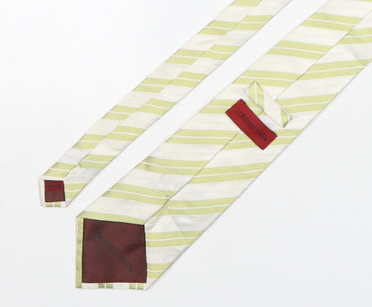 Lorenzo Cana  Mens Multicoloured Striped Silk Pointed Tie One Size