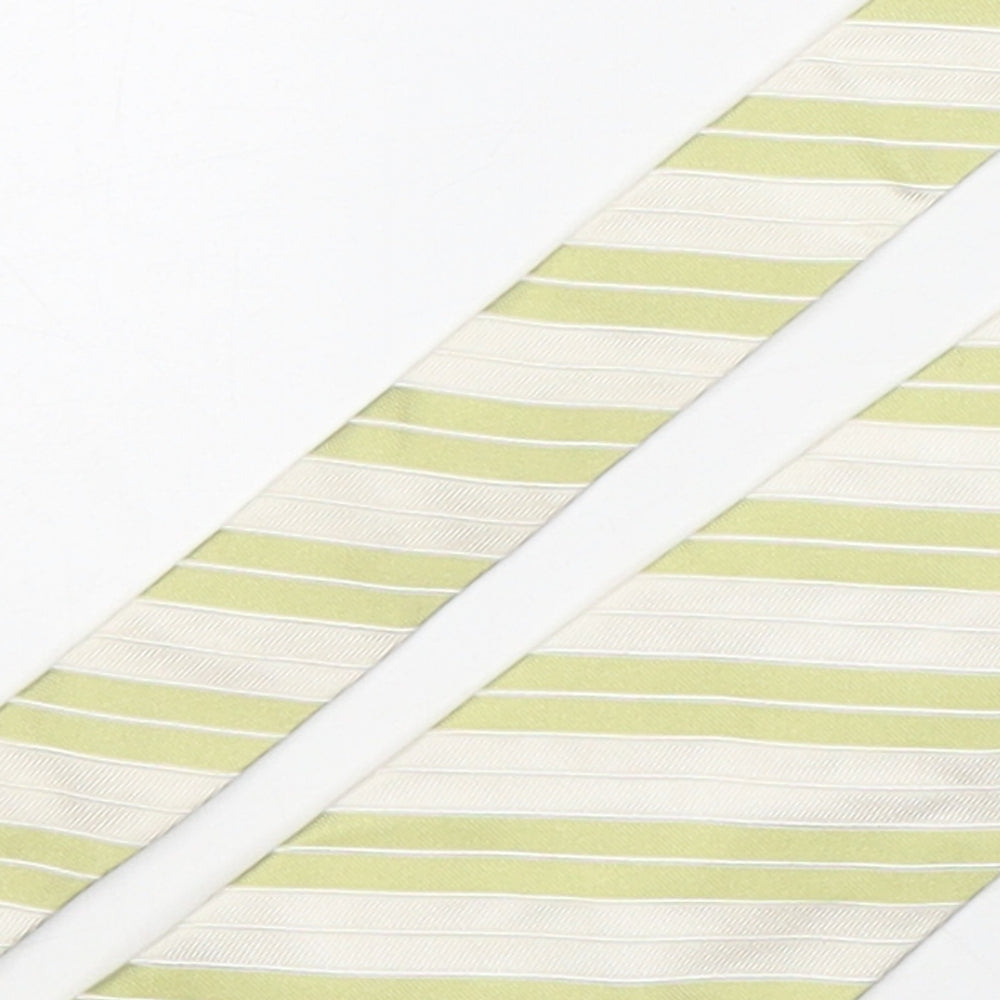 Lorenzo Cana  Mens Multicoloured Striped Silk Pointed Tie One Size