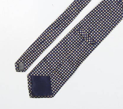 Marks and Spencer Mens Multicoloured Geometric Silk Pointed Tie One Size