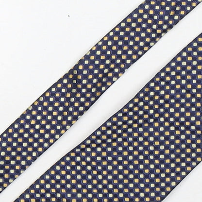 Marks and Spencer Mens Multicoloured Geometric Silk Pointed Tie One Size