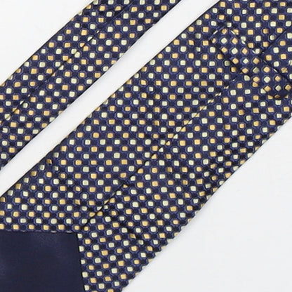 Marks and Spencer Mens Multicoloured Geometric Silk Pointed Tie One Size