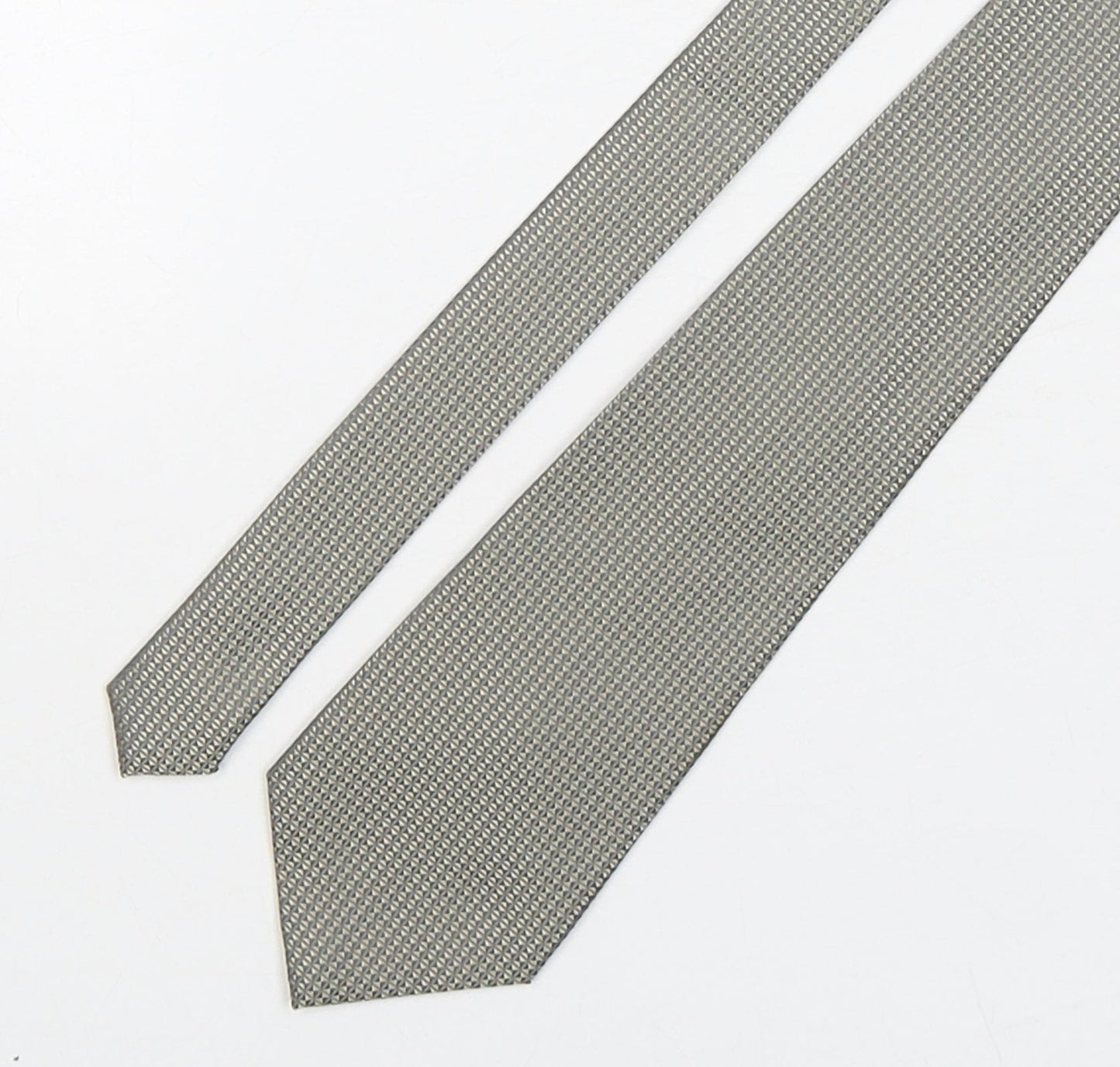 Mens BHS Multicoloured Geometric  Pointed Tie